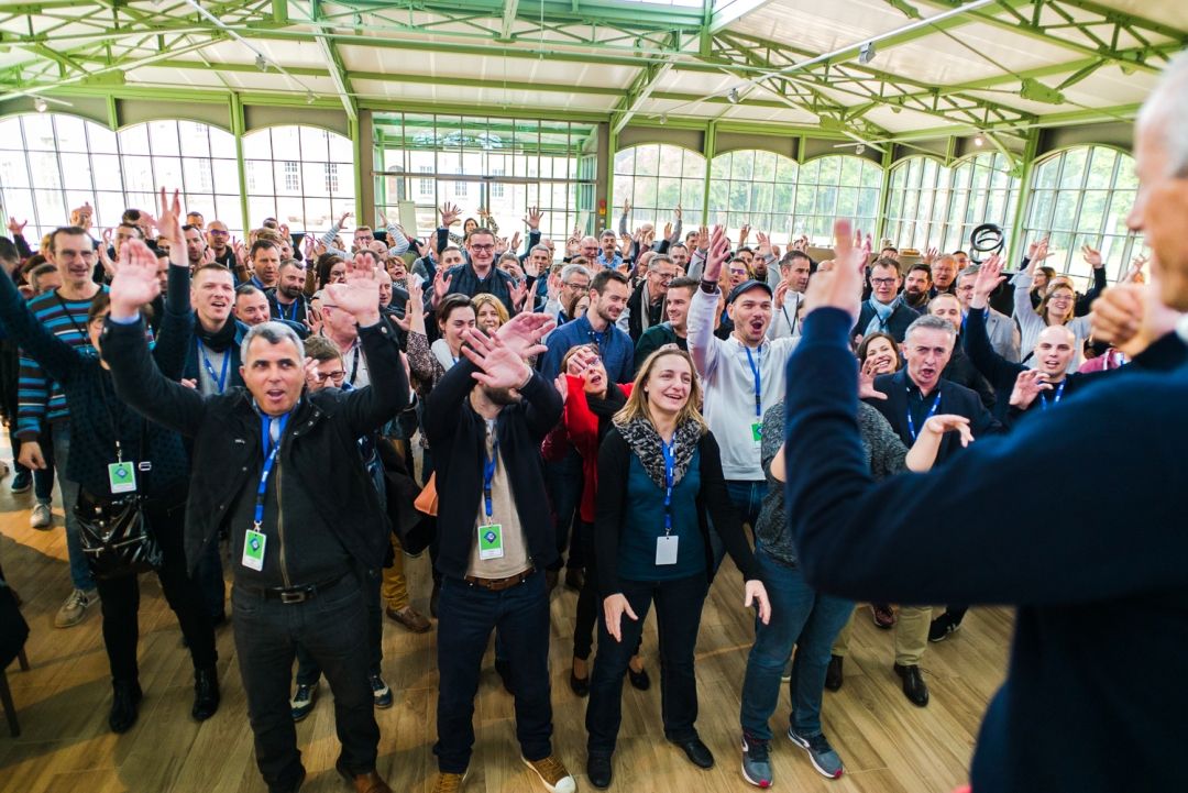 Collaborateurs Cabsoc Group réunis pour les 25 ans du groupe